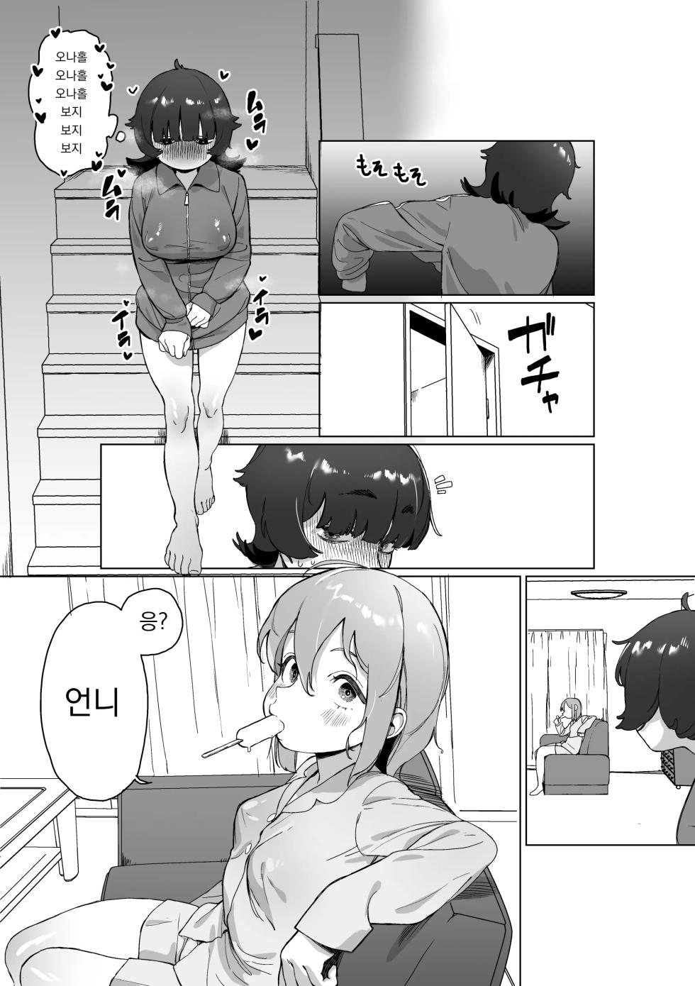 [Ekogi] Hikikomori no Ane ni Chinchin ga Haetara | 히키코모리 언니에게 꼬추가 생긴다면  [Korean] [도레솔] [Digital] - Page 20