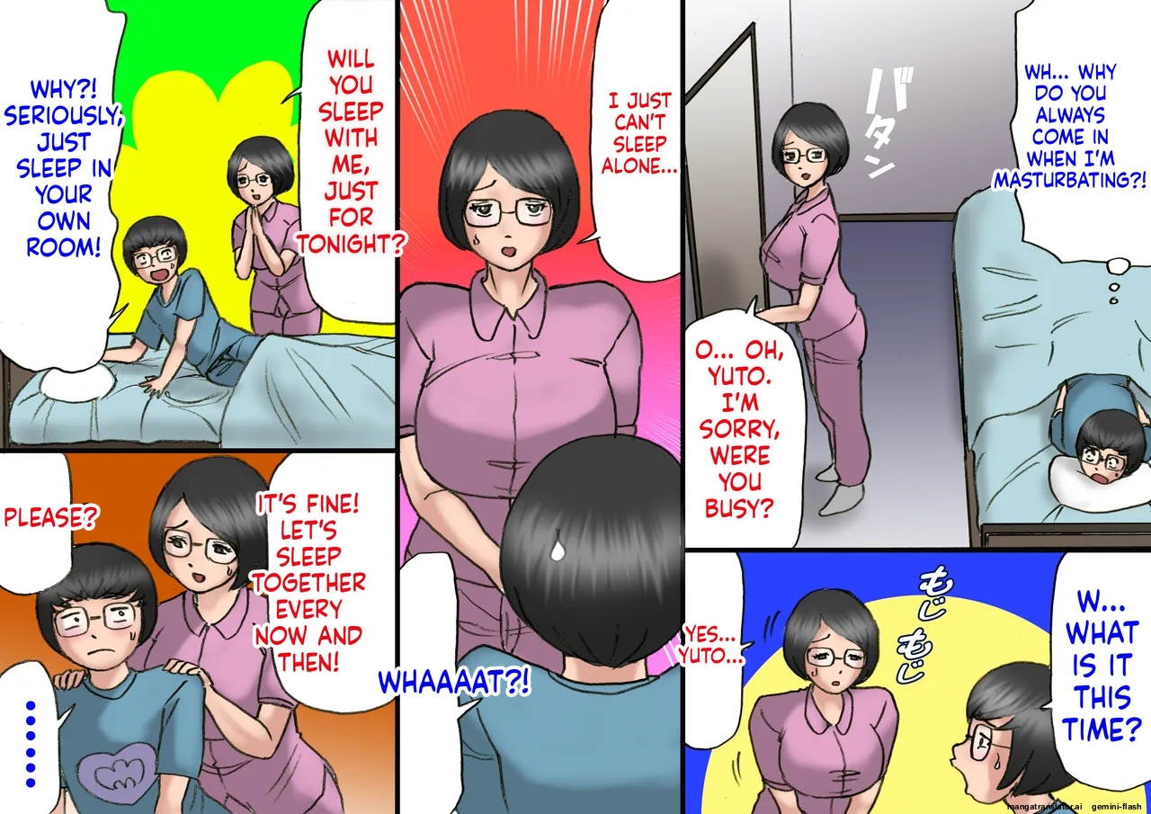 [Samura Shihitoshihitohito (Shiki Hanana)] Ichatsuki Okaa-san to Shishunki no Boku Zenpen | Flirting with my mother and my teenage years, full length [English] - Page 36