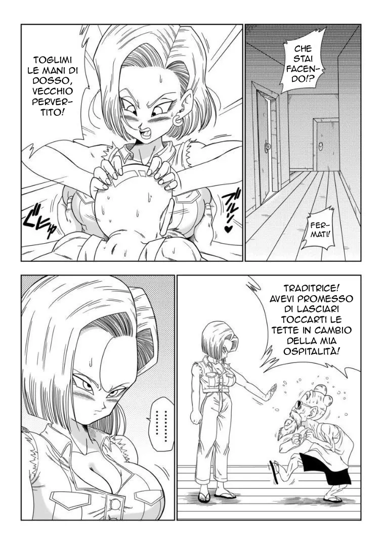 [Yamamoto] 18-gou vs Kame Sennin | Il Patto tra C-18 e Il Maestro Muten (Dragon Ball Z) [Italian] - Page 5