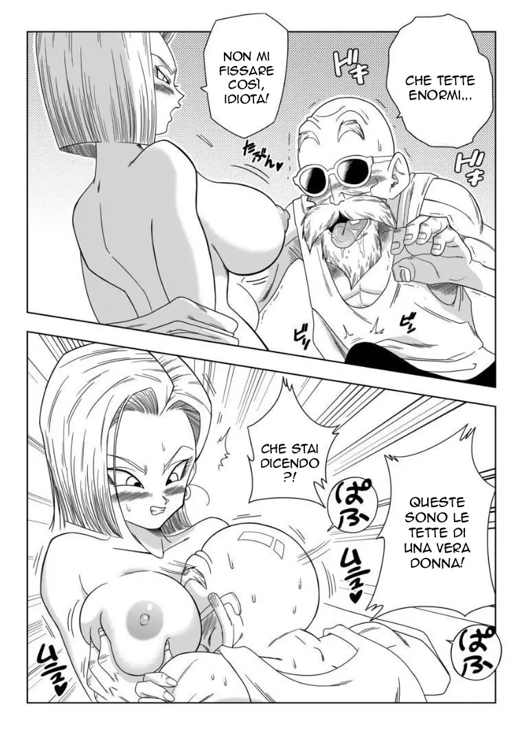 [Yamamoto] 18-gou vs Kame Sennin | Il Patto tra C-18 e Il Maestro Muten (Dragon Ball Z) [Italian] - Page 7