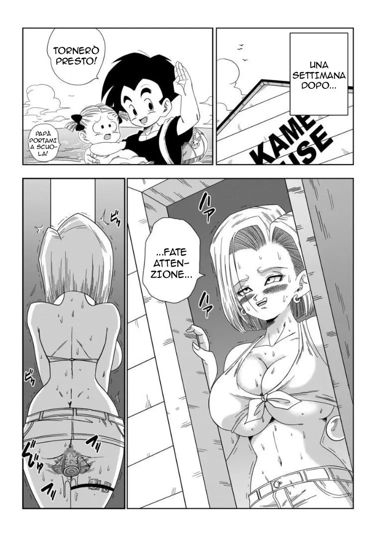 [Yamamoto] 18-gou vs Kame Sennin | Il Patto tra C-18 e Il Maestro Muten (Dragon Ball Z) [Italian] - Page 28