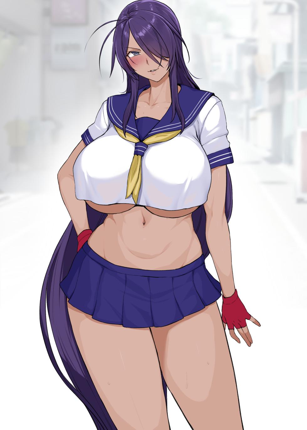 [Yesman] 堕ち済み関羽さん、路上でチンピラ彼氏とメス顔でイチャつきまくって発情してしま (一騎当千) - Page 15