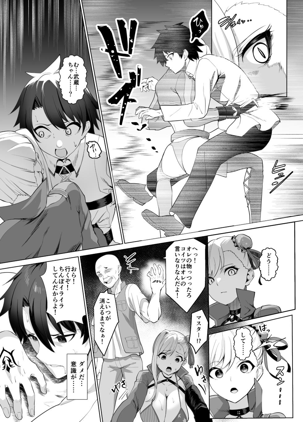 [Yumenekoya (Muunyan)] Kyokutou Kenran Tobakutou Dream Island - Miyamoto Musashi Hen (Fate/Grand Order) [Digital] [Decensored] - Page 9