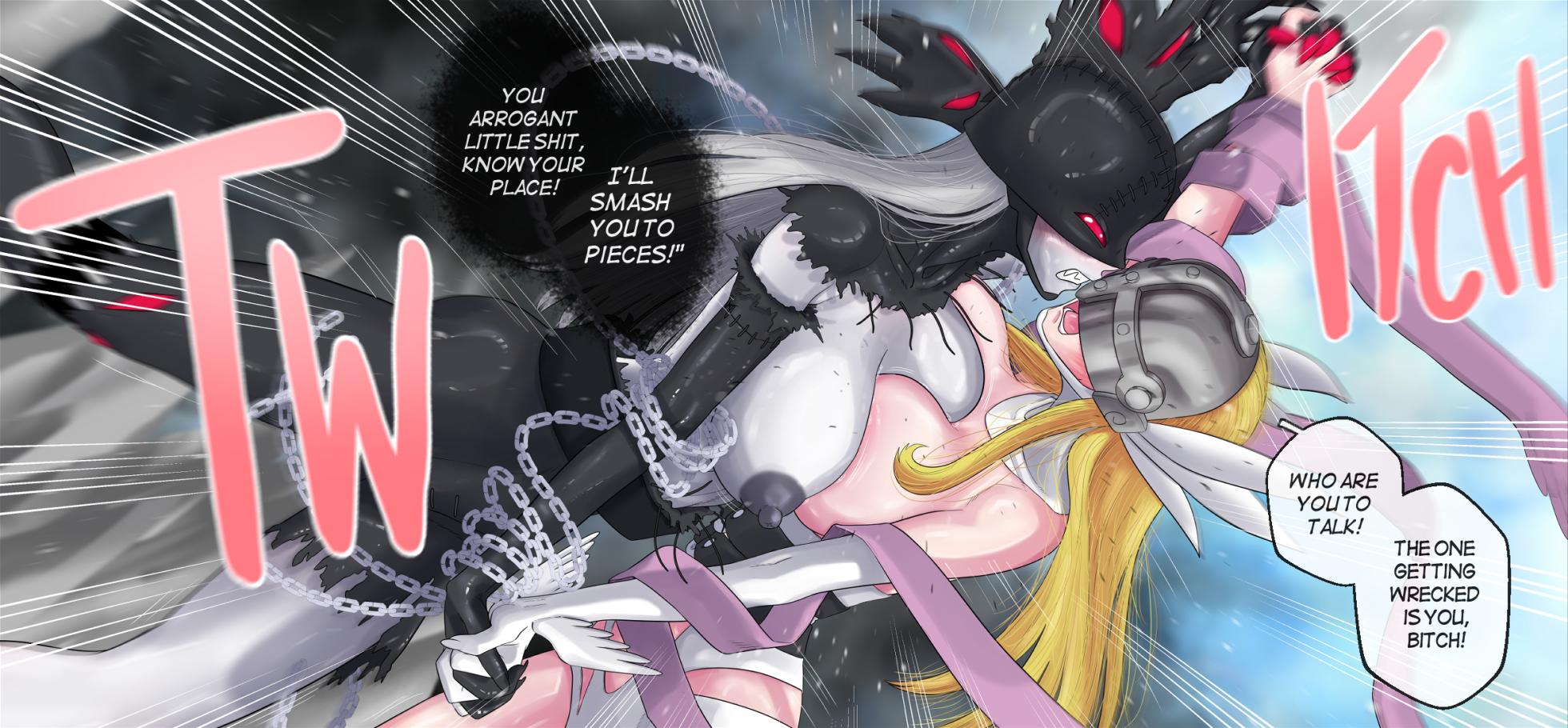 [TaejaHo] Angewomon VS LadyDevimon (Digimon) [English] - Page 14