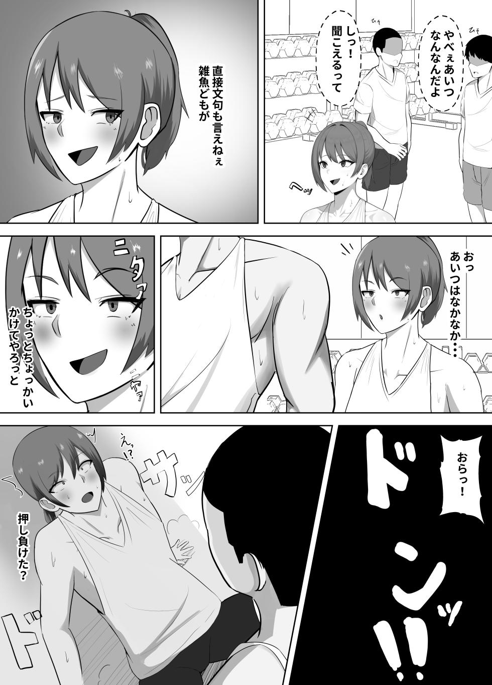 [ともさか] 筋トレ自慢の雑魚オス、強オスに完全敗北して媚びオスへ - Page 3