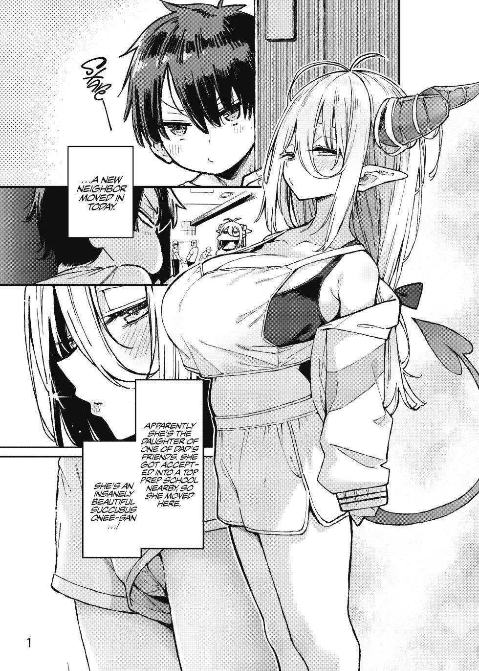 [Service Heaven (Hayashi)] Tonari no Miwaku Succubus Onee-san to no Love Love Biyori | Lovey-Dovey Days with the Enchanting Succubus Onee-san Next Door [English] [Digital] - Page 2