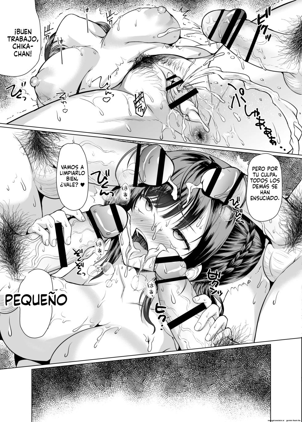 [An-Arc XXX (Hamo)] JK nanoni Onsen de Oji-san-tachi to Nakayoku Nacchatta｜Siendo de Preparatoria, Me Volví Amiga Sexual de unos Viejos en las Aguas Termales [Spanish] [FallenSub] [Digital] [MTL] - Page 29