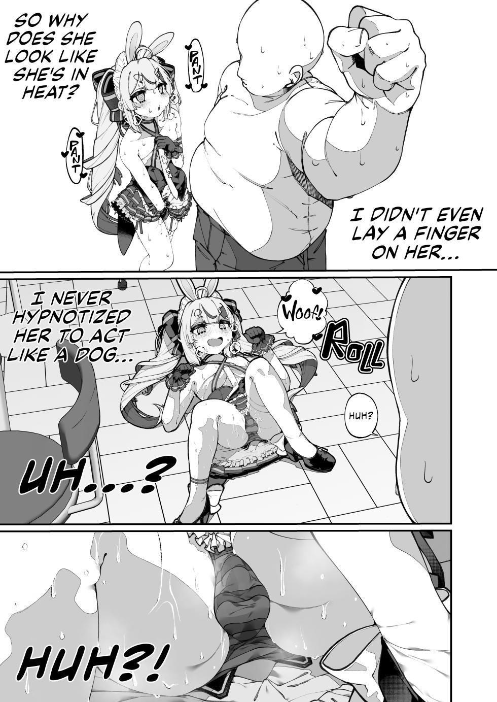 [DisCommunication] Mannen Hatsujou Usagi Oji-san, Saimin ni Kakatte Shimau. | Insatiably Horny Bunny Oji-san Falls Victim To Hypnosis (Tomari Mari) [English] [Fap It Scans, Suizokukan] [Decensored] - Page 7
