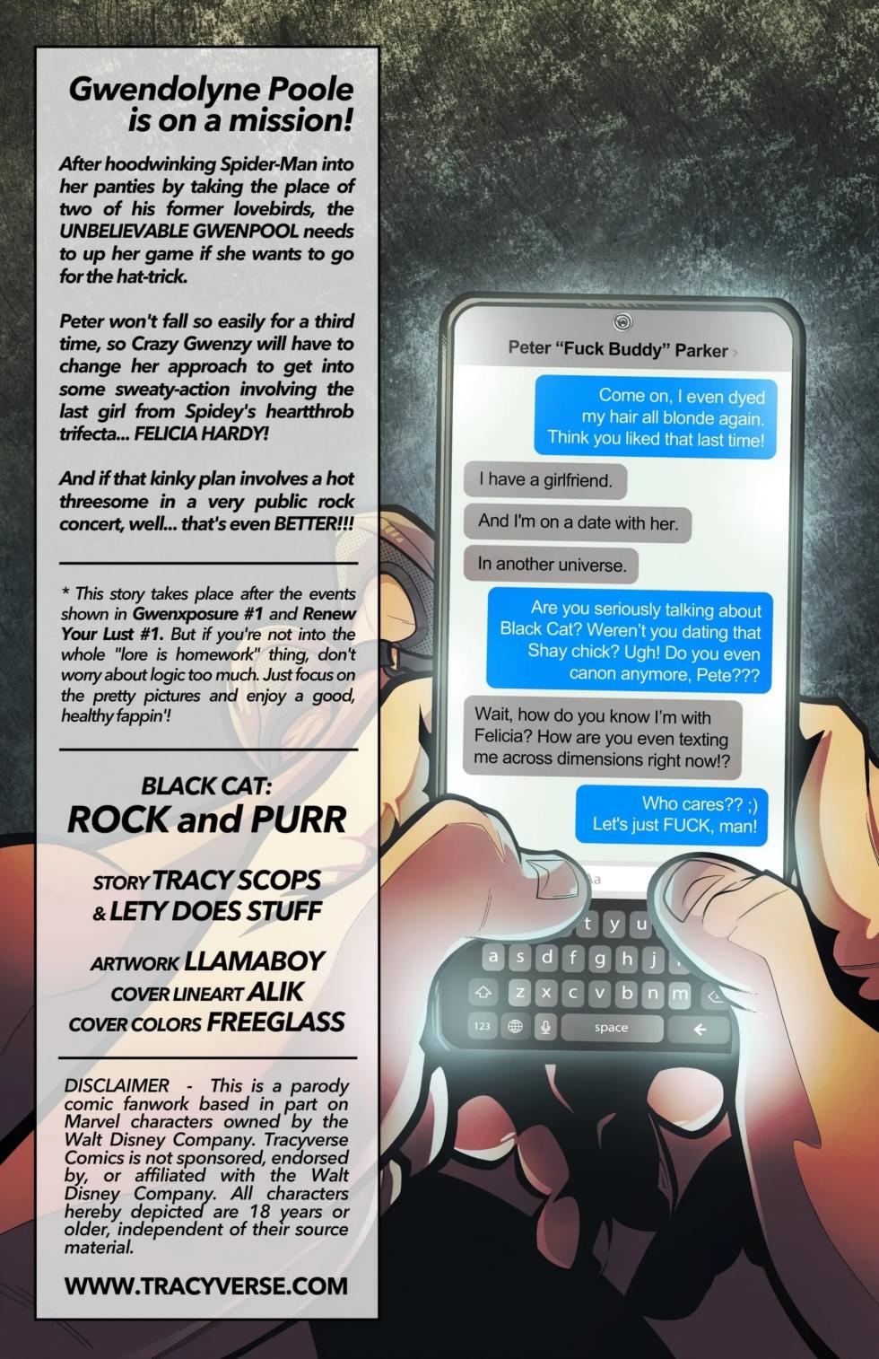 [Tracy Scops (Llamaboy)] Black cat – Rock & Purr (Spider-Man) - Page 2