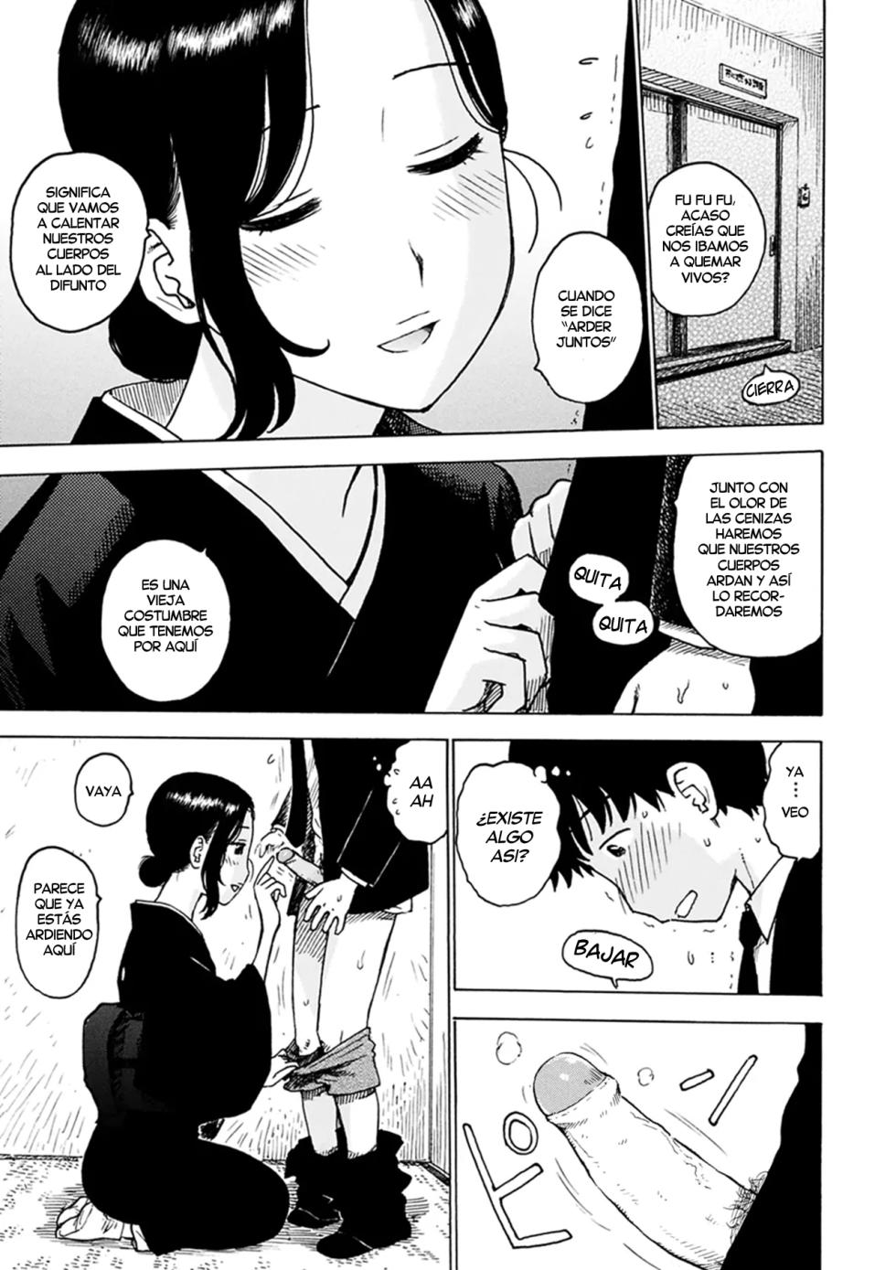 [Karma Tatsurou] Tomo ni Moyureba | Ardamos Juntos [Spanish] [Decensored] [Harenchi no Fansub] [Digital] - Page 9
