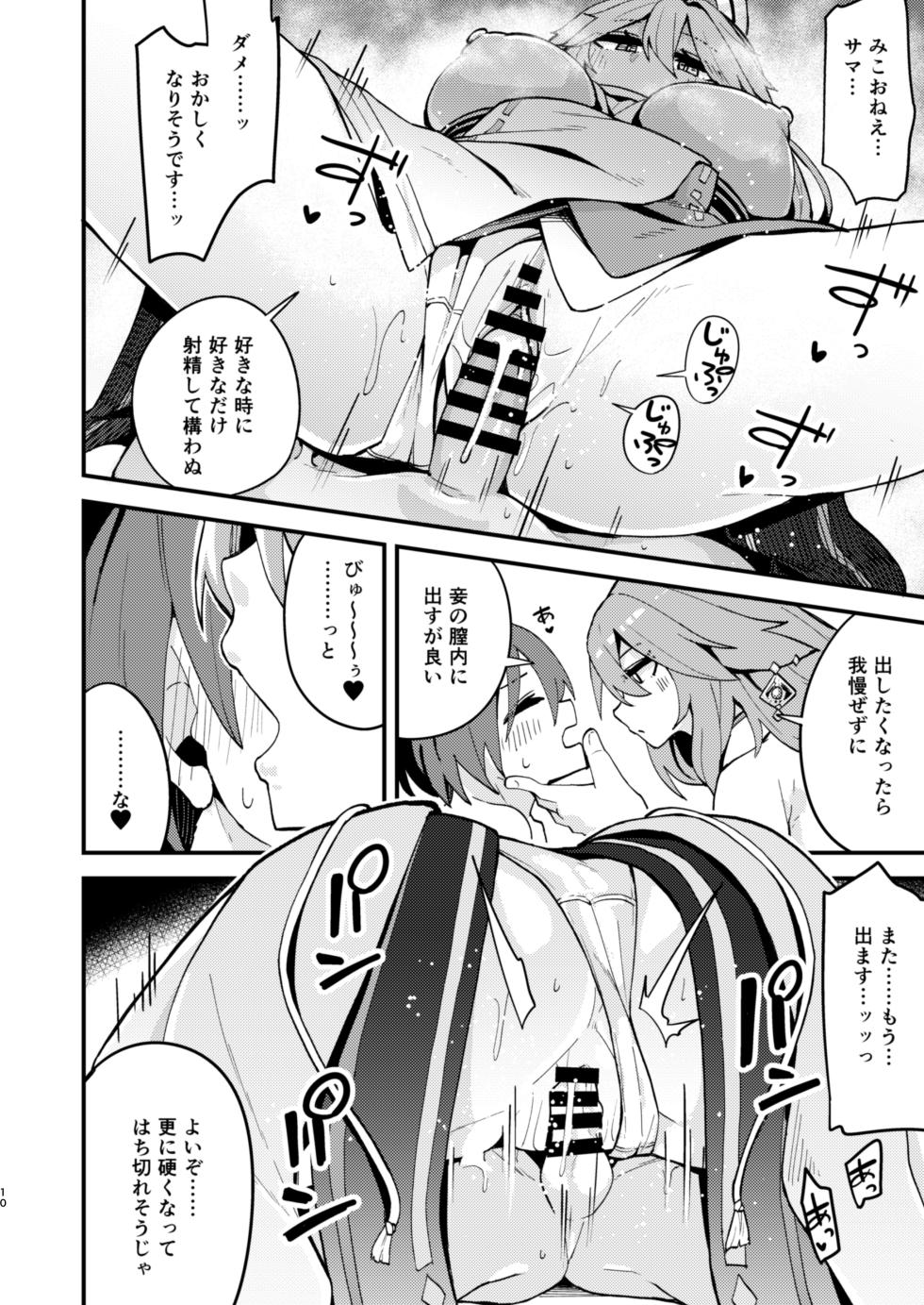 [Oojikake (Yamaya Oowemon)] Yae-sama ni Hasamarete Shiboraretai Hon (Genshin Impact) [Digital] - Page 9