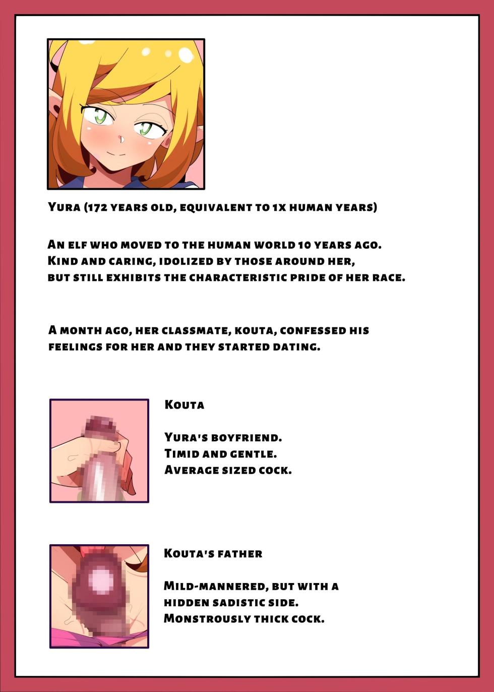[Mob Mom NTR] Elf Girlfriend, Cucked By My Father [English] [McFidget] - Page 2