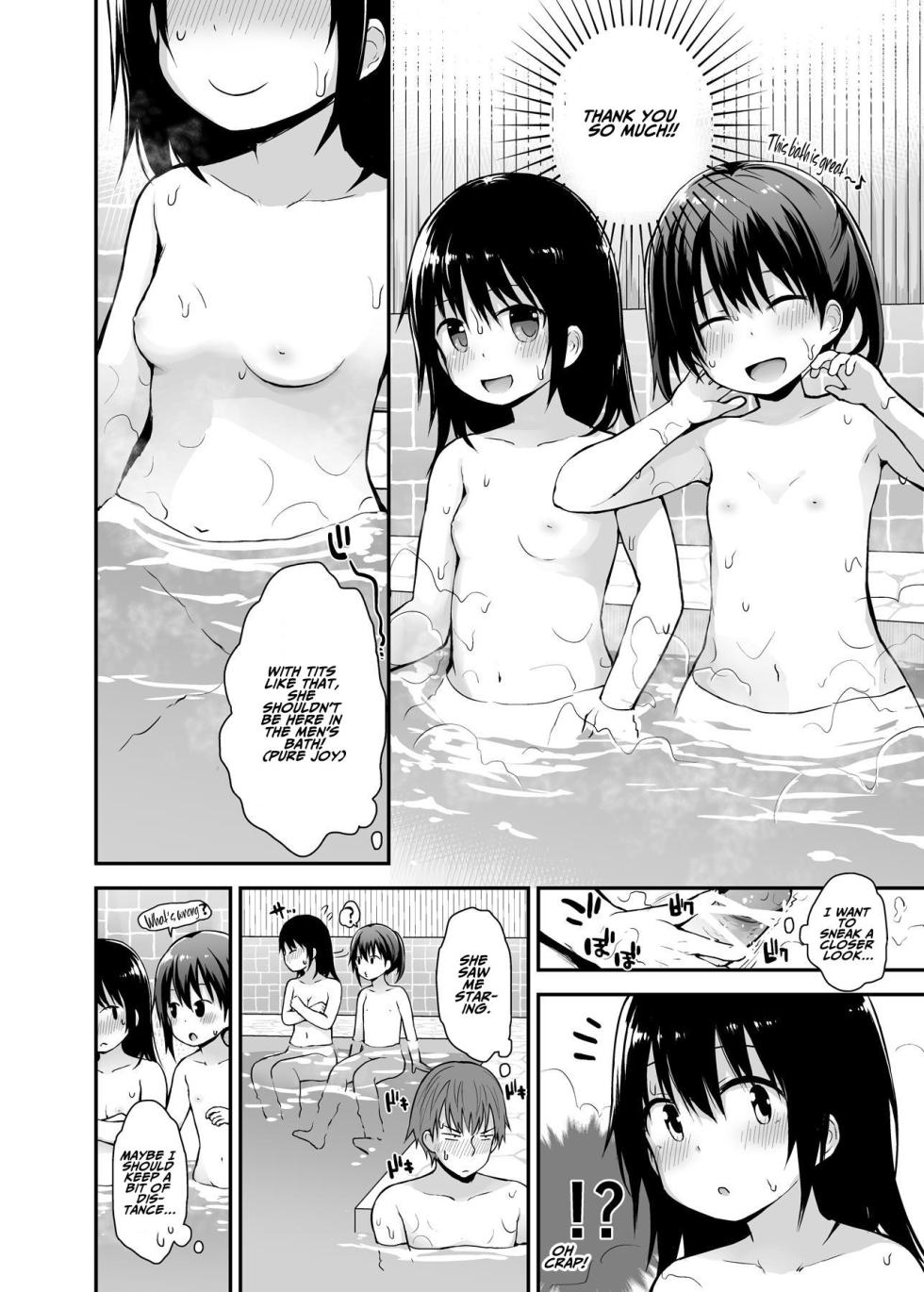 [Pico Pico Labyrinth (Fujisaka Lyric)] Onnanoko datte Otokoyu ni Hairitai | We Want In The Men's Bath Too [Digital] [English] [ADTL] - Page 7