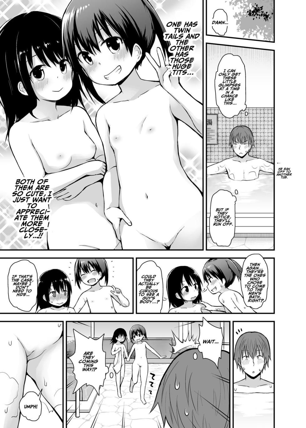 [Pico Pico Labyrinth (Fujisaka Lyric)] Onnanoko datte Otokoyu ni Hairitai | We Want In The Men's Bath Too [Digital] [English] [ADTL] - Page 8