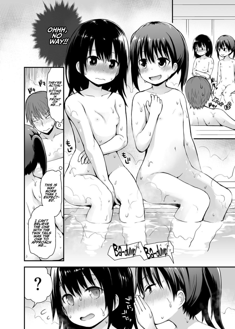 [Pico Pico Labyrinth (Fujisaka Lyric)] Onnanoko datte Otokoyu ni Hairitai | We Want In The Men's Bath Too [Digital] [English] [ADTL] - Page 9