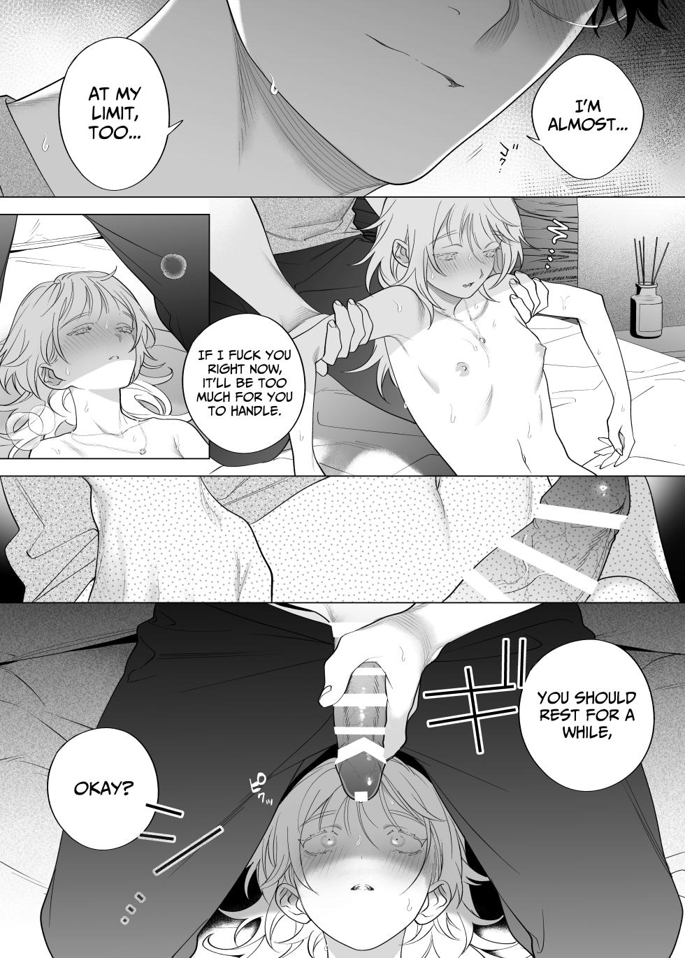 [THE WAIDAN (Pokerou, Yasuda Meshimeshi)] [XL Size Fiancé x Spine Arching Orgasms] I Am The One Who Gets To Love Small & Cool Manager Usami [English] [Nameless] [Digital] - Page 31
