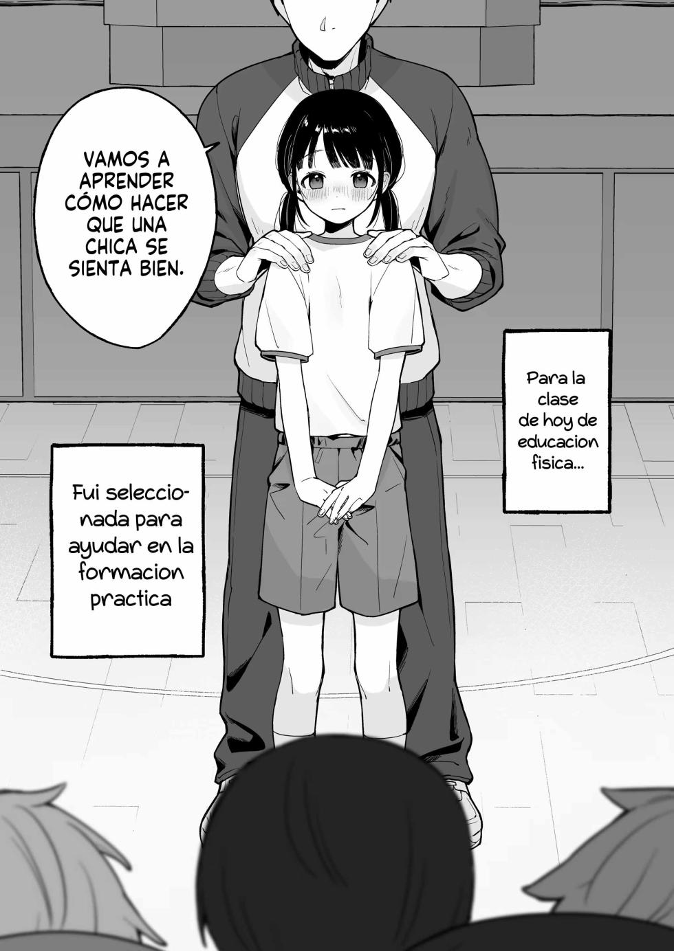 [Omochi Fry-ya-san (Mochizaki Panko)] Hotai no Jikan ~Minna no Mae de Sensee to xxx o shimasu~｜Clases de Ed. Física ~Ahora voy a tener Sexo Frente a todos con el Sensei de educación física~ [Spanish] [Me Banearon x P3NDEJ0] - Page 5