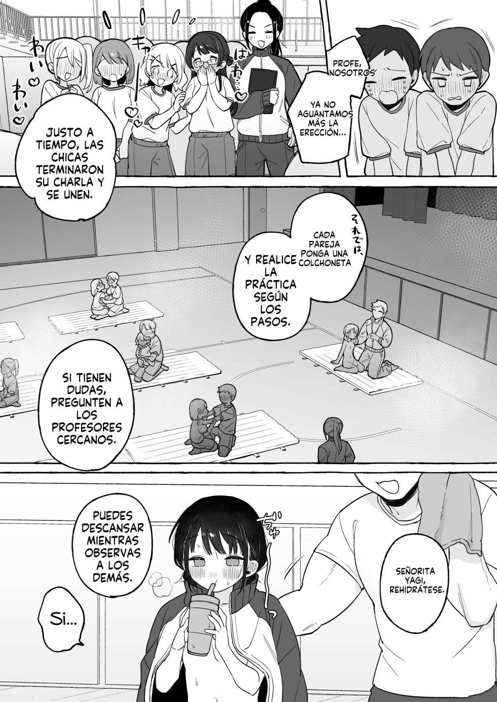 [Omochi Fry-ya-san (Mochizaki Panko)] Hotai no Jikan ~Minna no Mae de Sensee to xxx o shimasu~｜Clases de Ed. Física ~Ahora voy a tener Sexo Frente a todos con el Sensei de educación física~ [Spanish] [Me Banearon x P3NDEJ0] - Page 35