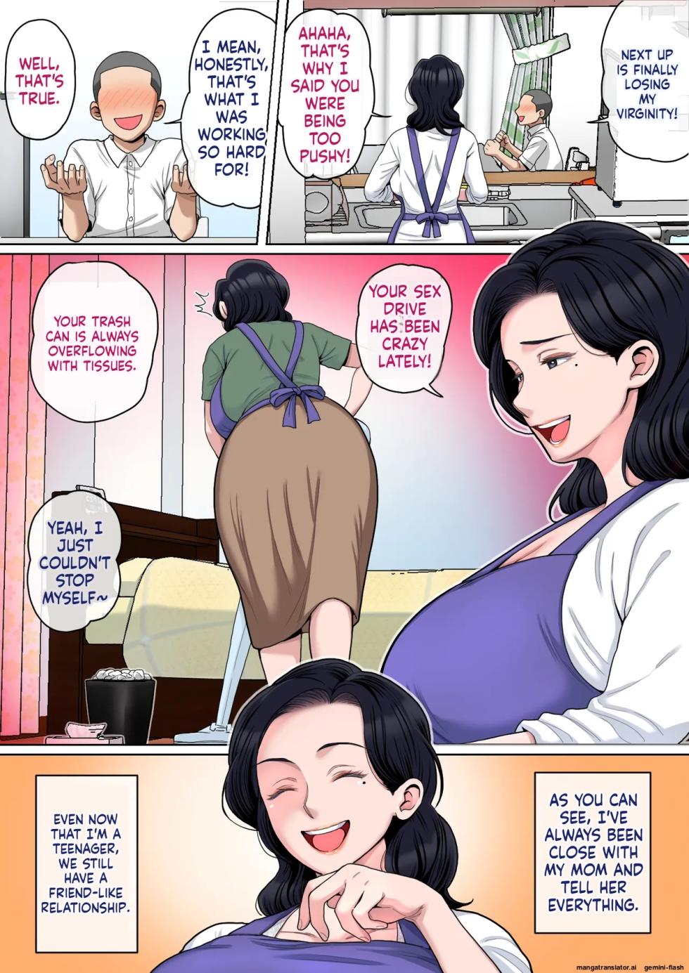 [Natsume Benkei] Practice H with your mom! [English MTL] - Page 3