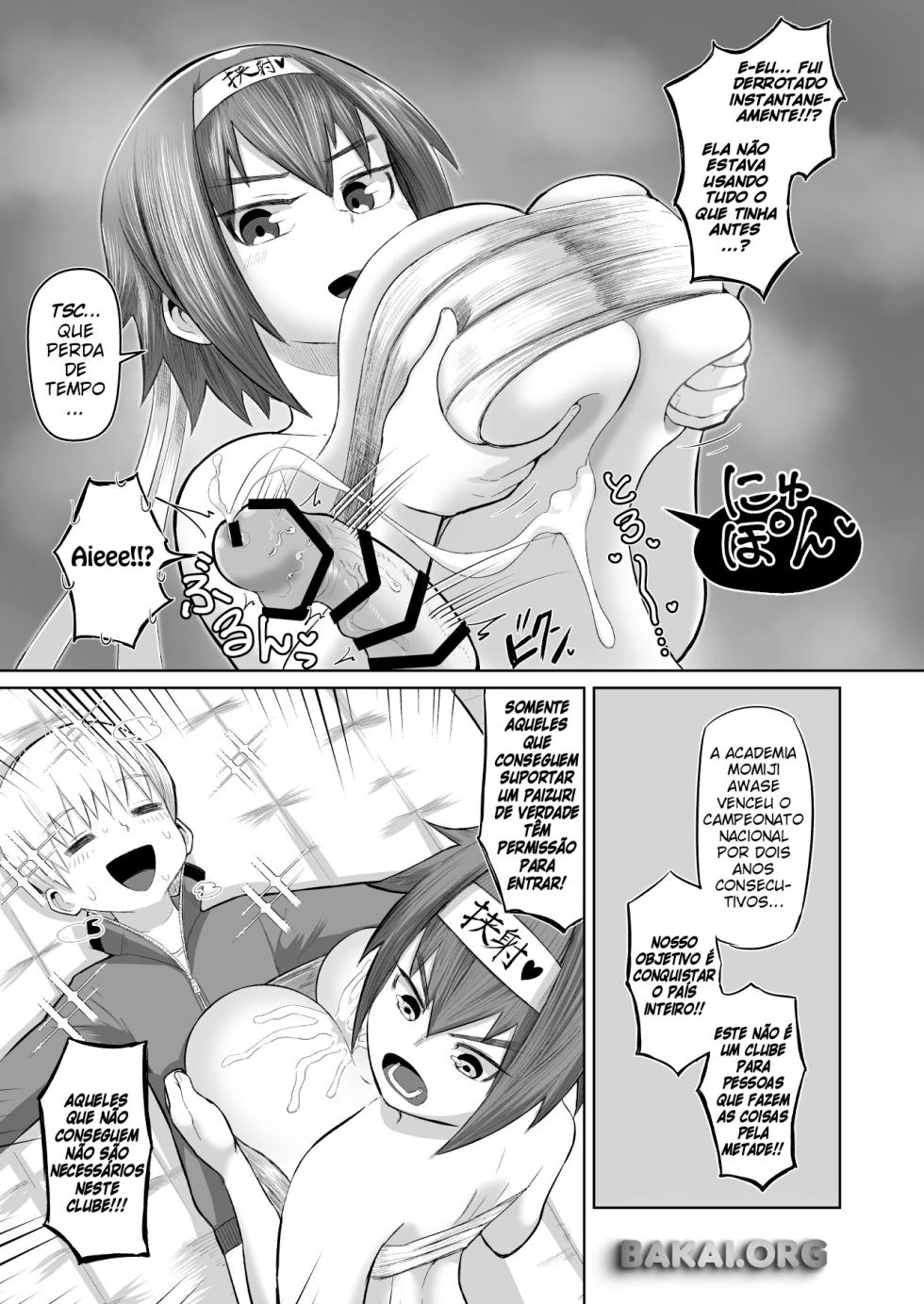 [moriya (tenkomori)] Nekketsu Paizuri-bu!! Ichi | Hot-Blooded Paizuri Club!! 1 [pt-BR] [Bakai.org] - Page 9