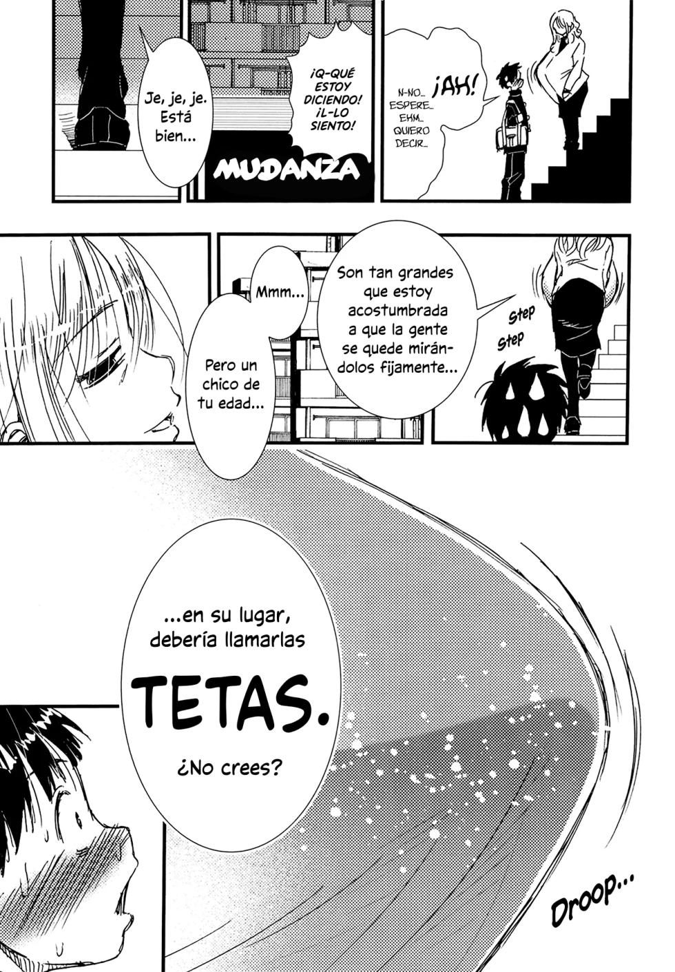 [Matsuyama Seiji] 56-sai Bust 256cm Danchizuma Ookiku Tareta Jukujo no Chibusa... Boku wa Kono Hito de Doutei o Sotsugyou Shita. | La madura ama de casa de 56 años y un busto de 256 [Spanish] - Page 8