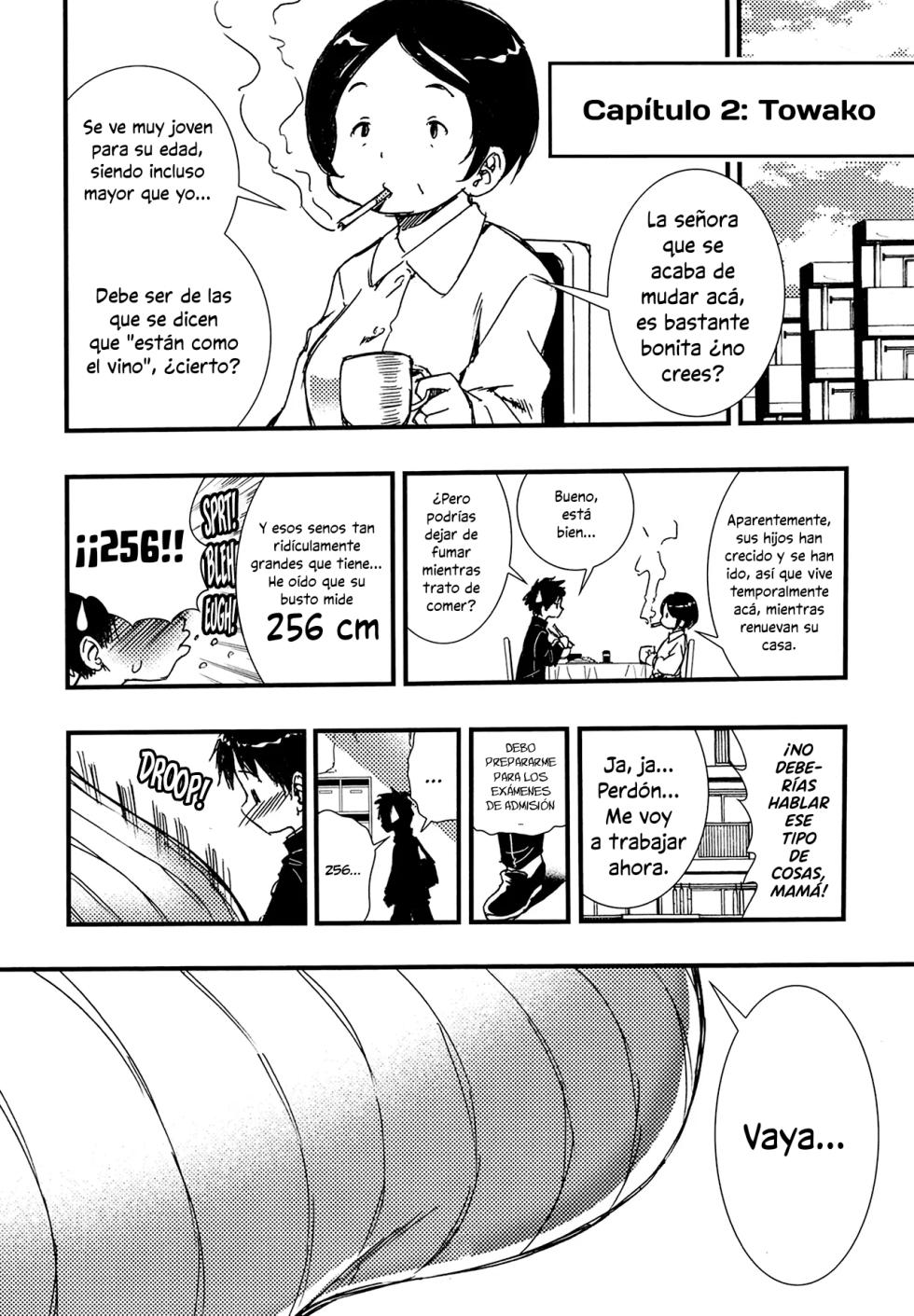 [Matsuyama Seiji] 56-sai Bust 256cm Danchizuma Ookiku Tareta Jukujo no Chibusa... Boku wa Kono Hito de Doutei o Sotsugyou Shita. | La madura ama de casa de 56 años y un busto de 256 [Spanish] - Page 11