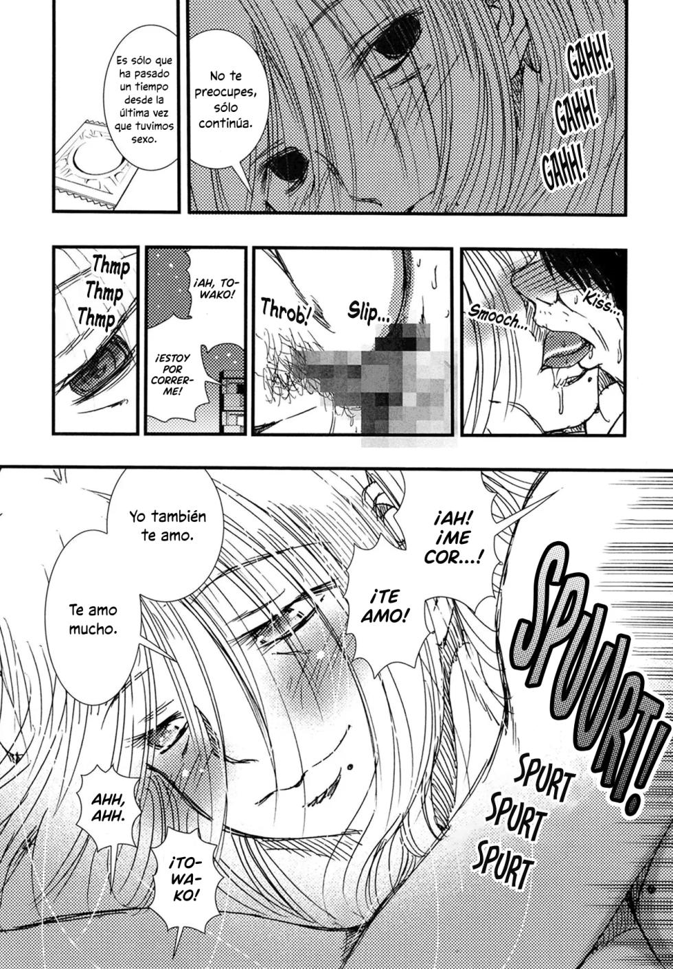 [Matsuyama Seiji] 56-sai Bust 256cm Danchizuma Ookiku Tareta Jukujo no Chibusa... Boku wa Kono Hito de Doutei o Sotsugyou Shita. | La madura ama de casa de 56 años y un busto de 256 [Spanish] - Page 14