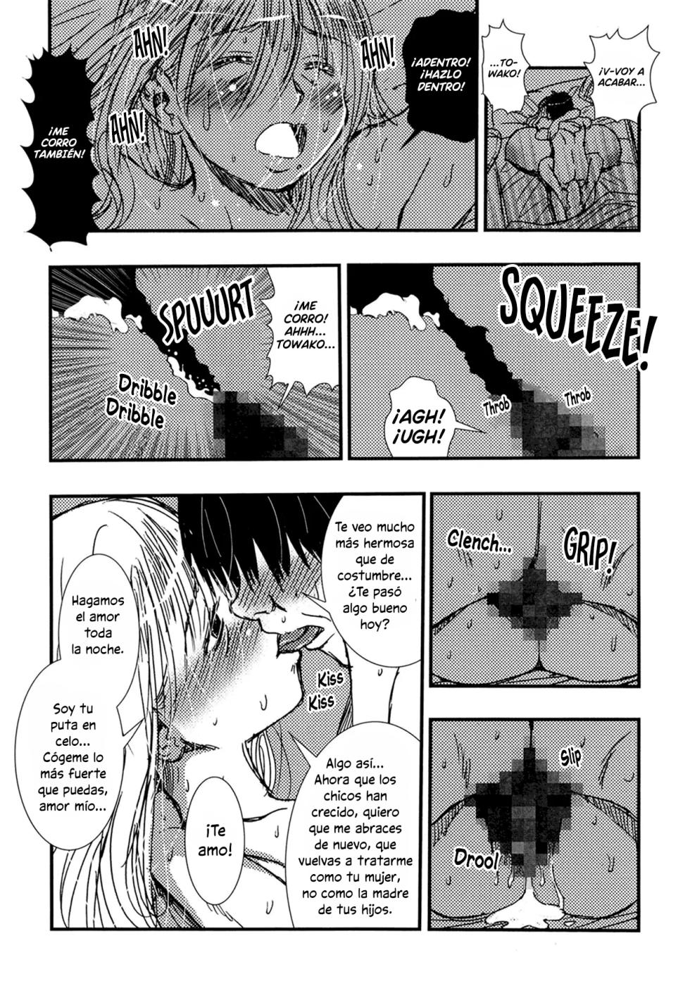 [Matsuyama Seiji] 56-sai Bust 256cm Danchizuma Ookiku Tareta Jukujo no Chibusa... Boku wa Kono Hito de Doutei o Sotsugyou Shita. | La madura ama de casa de 56 años y un busto de 256 [Spanish] - Page 29