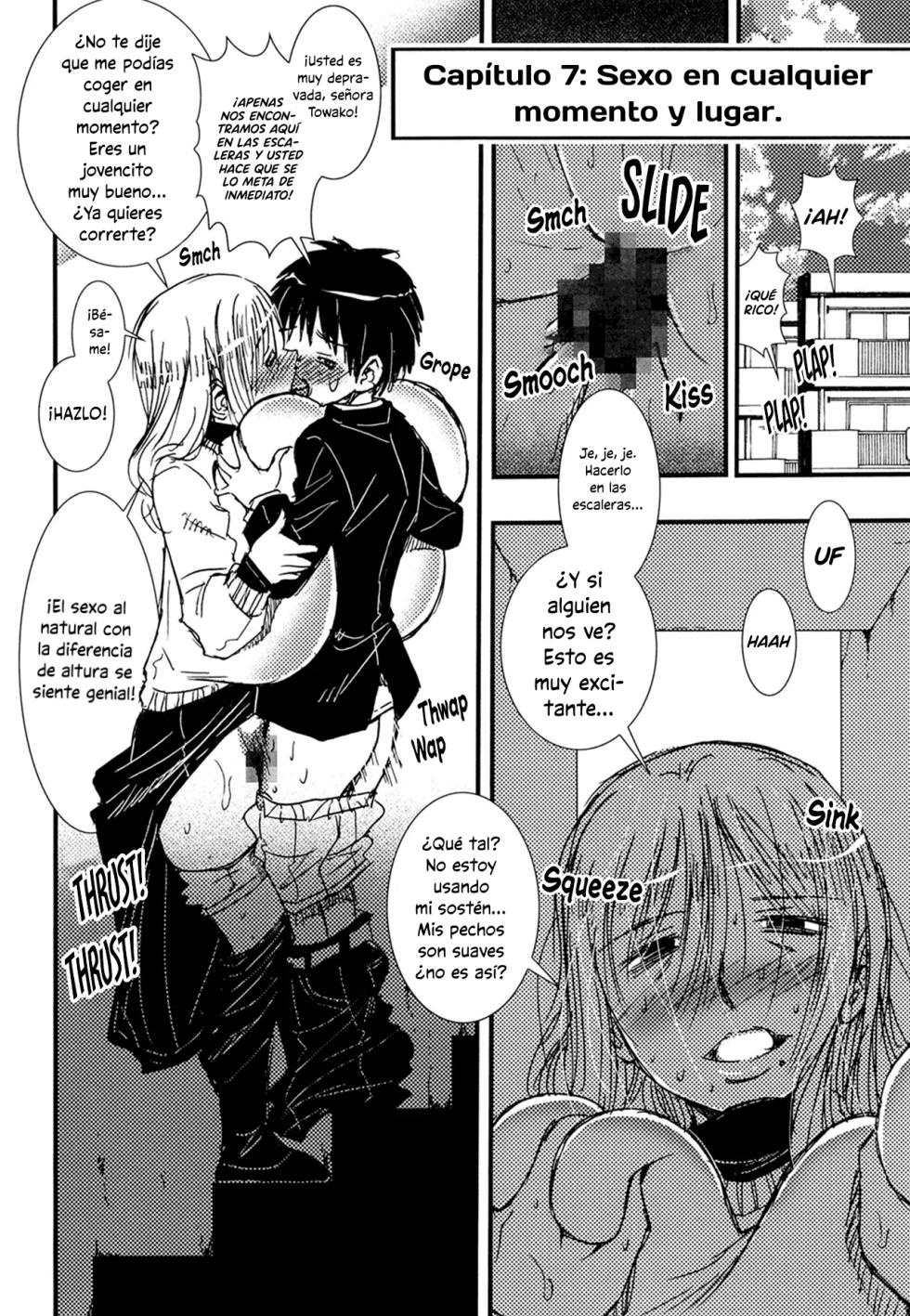 [Matsuyama Seiji] 56-sai Bust 256cm Danchizuma Ookiku Tareta Jukujo no Chibusa... Boku wa Kono Hito de Doutei o Sotsugyou Shita. | La madura ama de casa de 56 años y un busto de 256 [Spanish] - Page 31