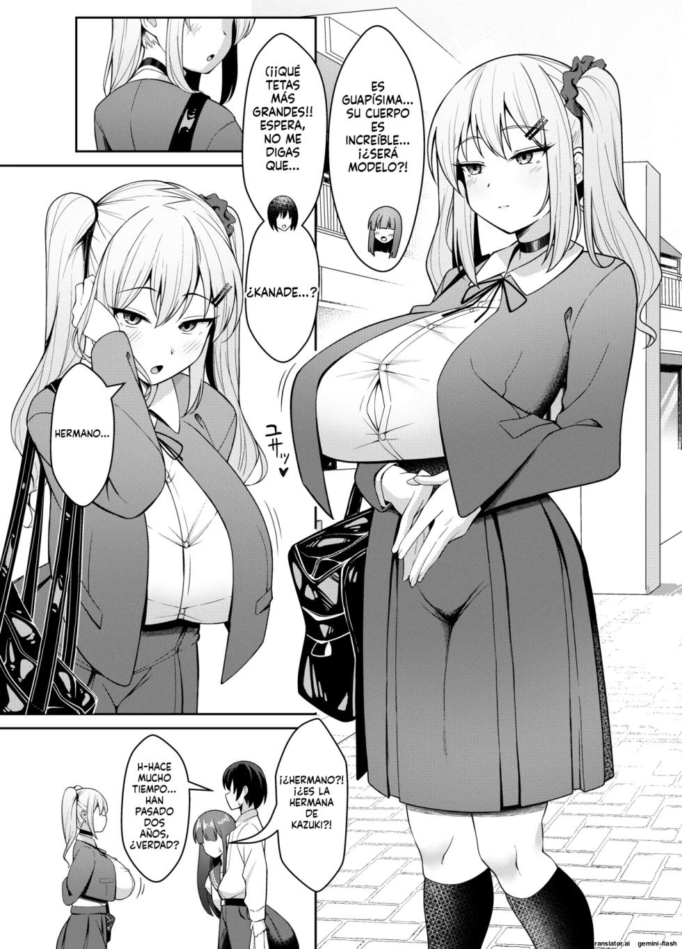 Ani Love Kou Shitsudo Chounyuu Imouto ni Semararete Haramasechau Hanashi (Spanish) (MTL) - Page 3