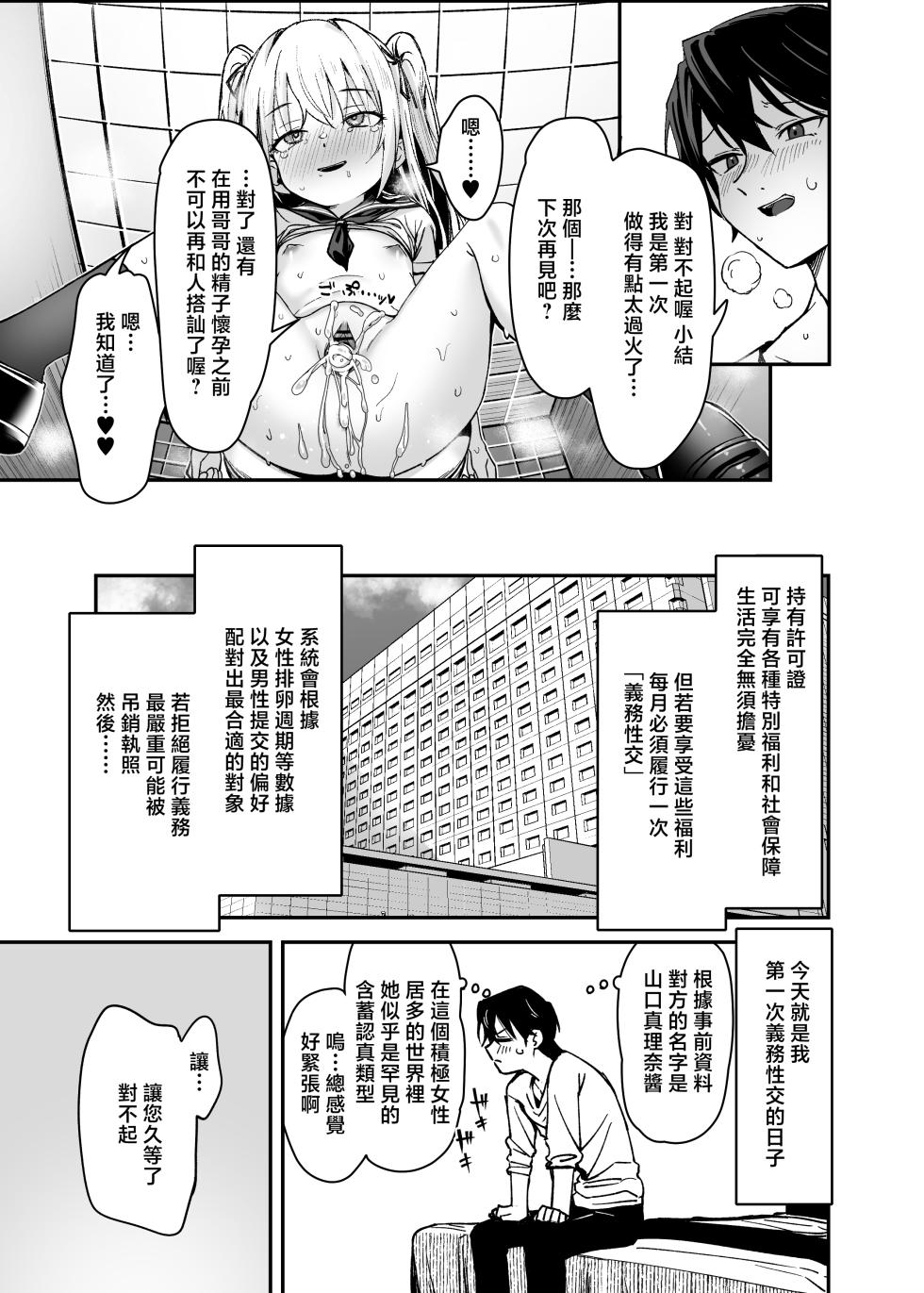 [Little Hopper (Hashibiro Kou)] Sex ni Menkyo ga Hitsuyou ni Natta Sekai [Chinese] [Digital] - Page 10