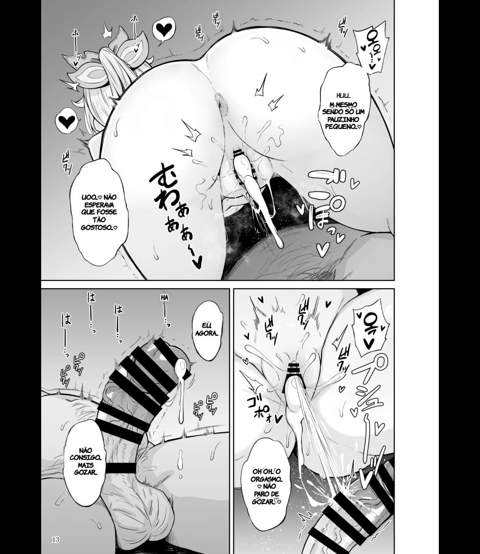 [Mugieru Koubo (Yuu.)] Mesugaki Gozaru | (Kazama Iroha) (TR-15) [Portuguese-BR] [Digital] - Page 15