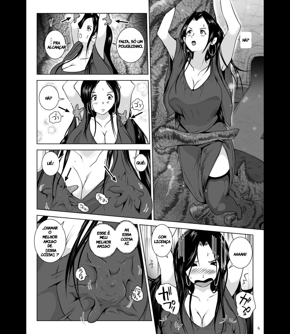 [Erotic Fantasy Larvaturs (Takaishi Fuu)] Chikubi Mushi Chirouju to Inochi no Shizuku - The Dungeon of Wise (TR-41) [Portuguese-BR] [Digital] - Page 6