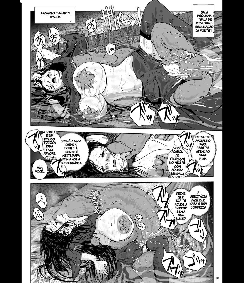 [Erotic Fantasy Larvaturs (Takaishi Fuu)] Chikubi Mushi Chirouju to Inochi no Shizuku - The Dungeon of Wise (TR-41) [Portuguese-BR] [Digital] - Page 10