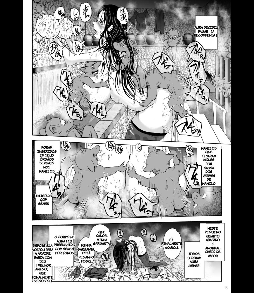 [Erotic Fantasy Larvaturs (Takaishi Fuu)] Chikubi Mushi Chirouju to Inochi no Shizuku - The Dungeon of Wise (TR-41) [Portuguese-BR] [Digital] - Page 16