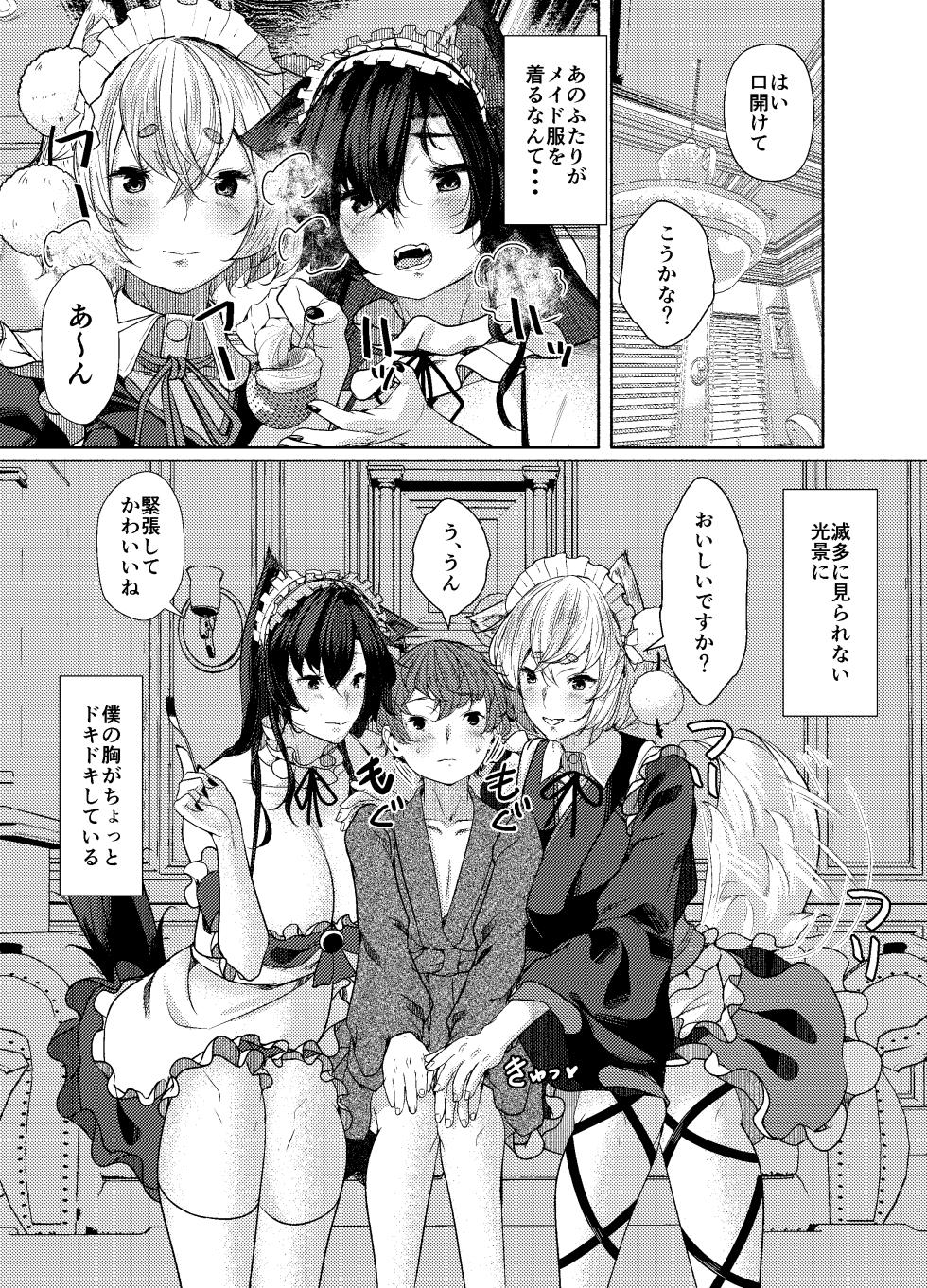 (Shuuki Reitaisai 12) [ARIH (Hira Hira)] Inu no Onee-chan-tachi no Houshi (Touhou Project) [Digital] - Page 3