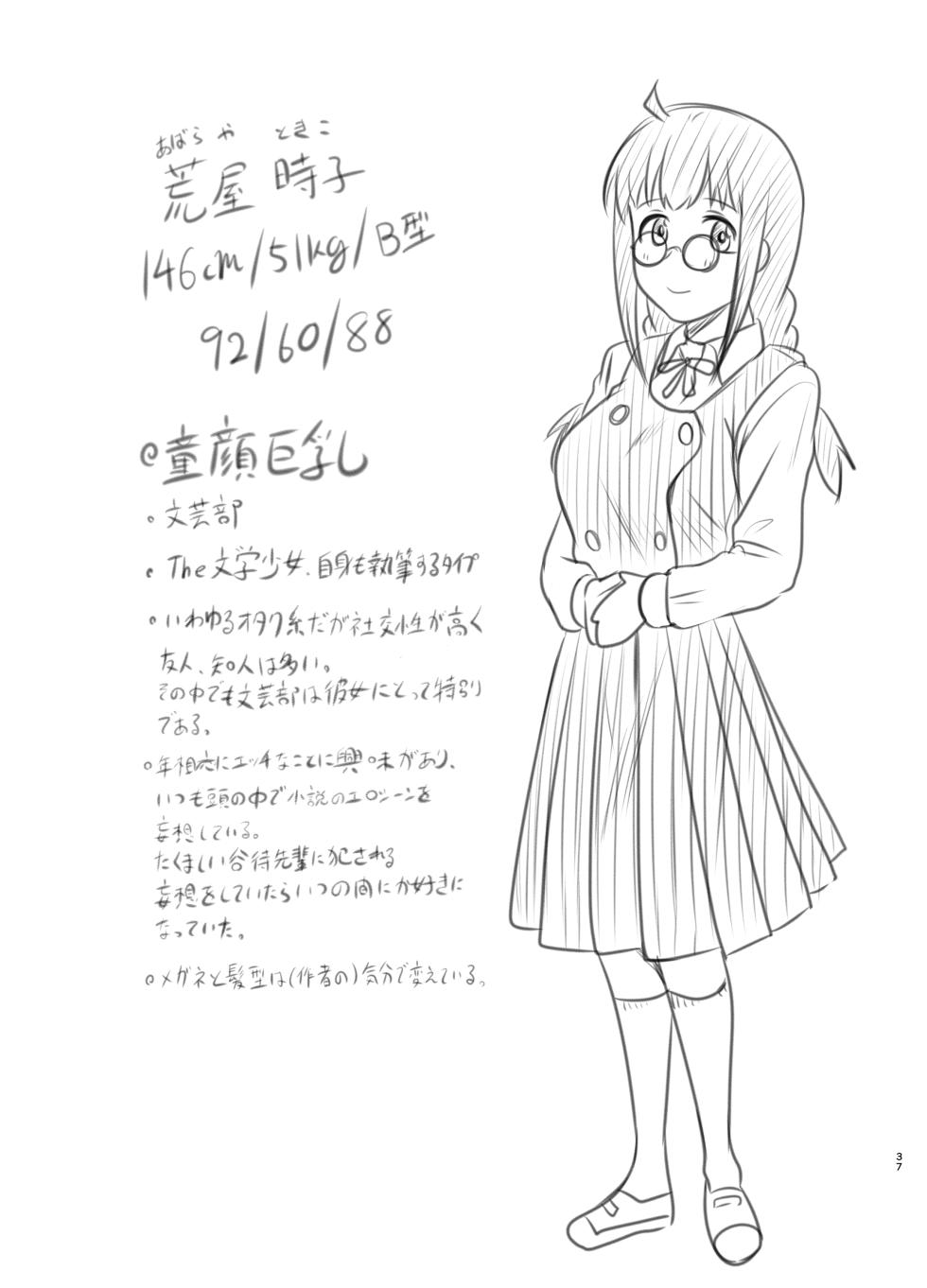 [MELODIYA (Rodion)] Megane Kouhai no Mousou Ero Shousetsu [Digital] - Page 38