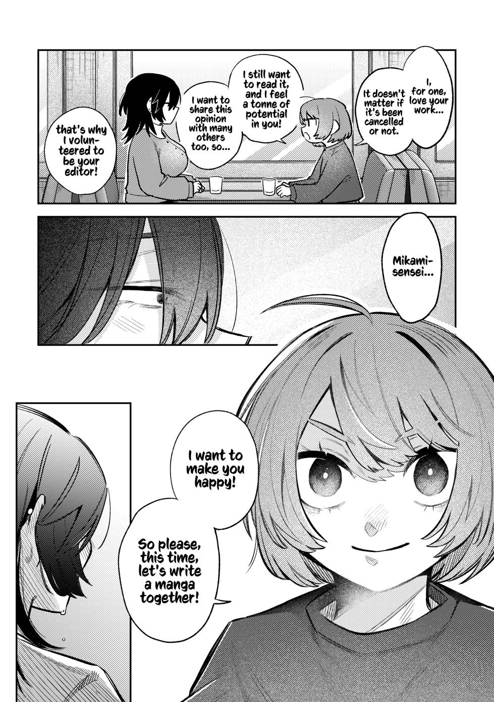 [Dozuke Taira Yuri Teikoku (Suzuo)] Urekko Mangaka-san to Shigodeki Henshuu-san | Popular Manga Artist and Work Adept Editor [English] [Kusanuu] - Page 14