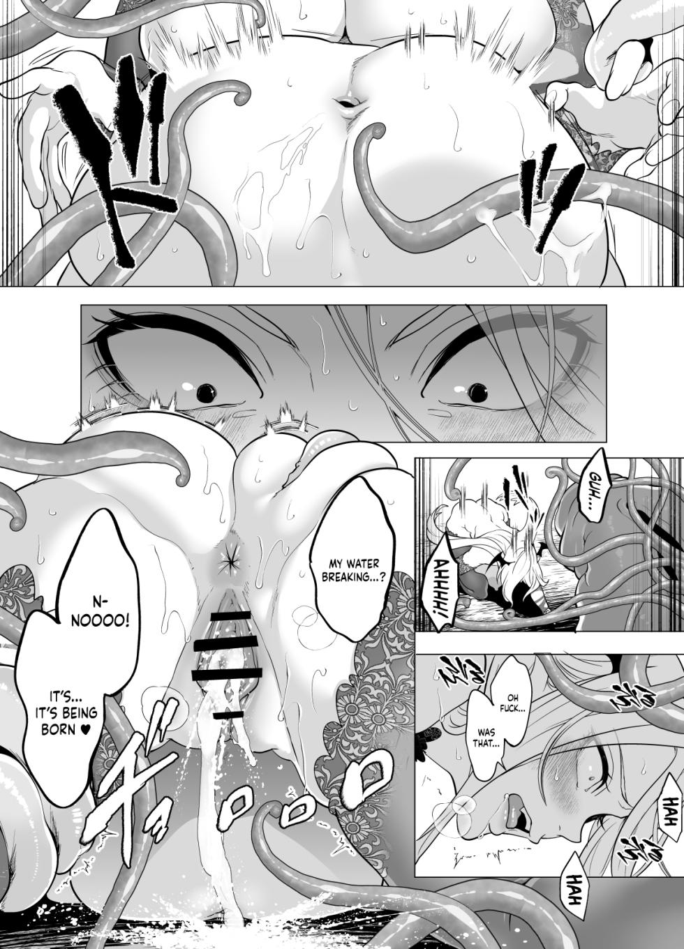 [Miyahara Ayumu] Shokushu Kan Haramase de Takabisha Succubus o Wakaraseru! | Haughty Succubus Gets Put In Her Place By Being Knocked Up With Tentacles! [English] [Kinsei Translations] - Page 23