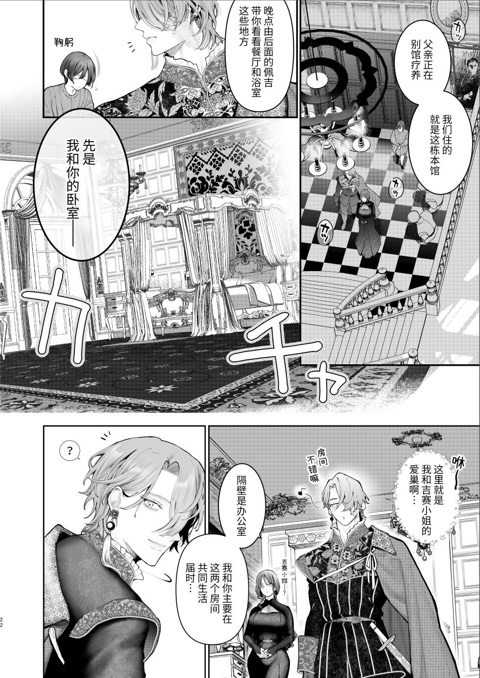 [Kyouniku Kyoushoku (Jagi Iwa)] Houtou Kizoku wa Moto Outaishihi to no Haramasekon de Isogashii - The Rake and The Once Crowned Princess [Chinese] [惑星]  [无修正] [Digital] - Page 21