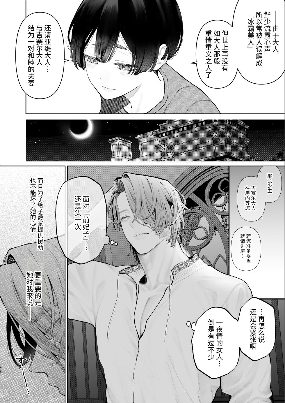 [Kyouniku Kyoushoku (Jagi Iwa)] Houtou Kizoku wa Moto Outaishihi to no Haramasekon de Isogashii - The Rake and The Once Crowned Princess [Chinese] [惑星]  [无修正] [Digital] - Page 25