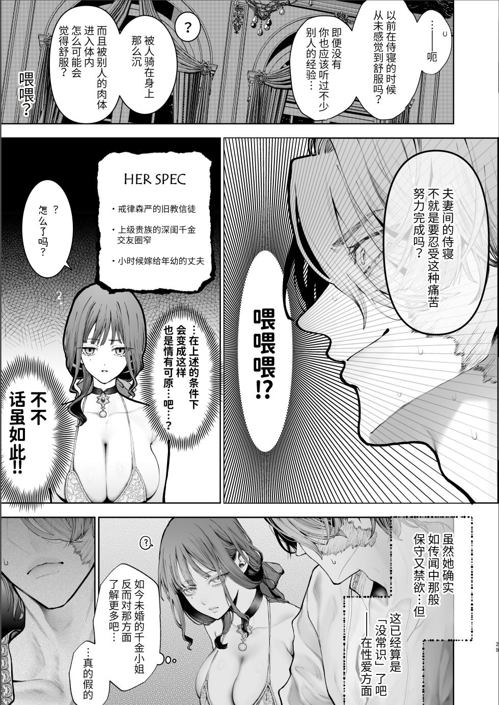 [Kyouniku Kyoushoku (Jagi Iwa)] Houtou Kizoku wa Moto Outaishihi to no Haramasekon de Isogashii - The Rake and The Once Crowned Princess [Chinese] [惑星]  [无修正] [Digital] - Page 28