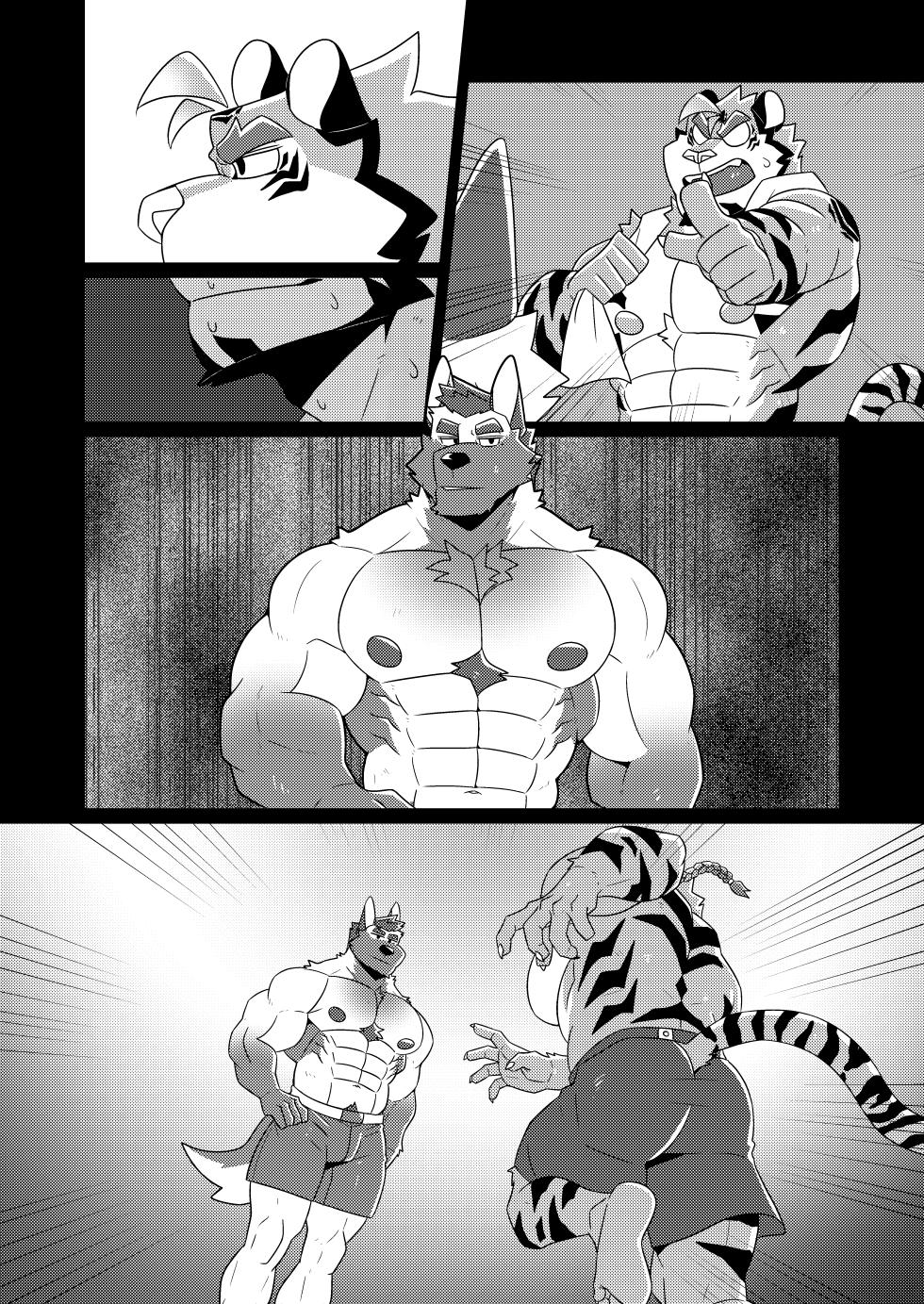 [BlackClown(Black-kun)] Spar Session/拳击练习 [English/Chinese/Notext] - Page 25