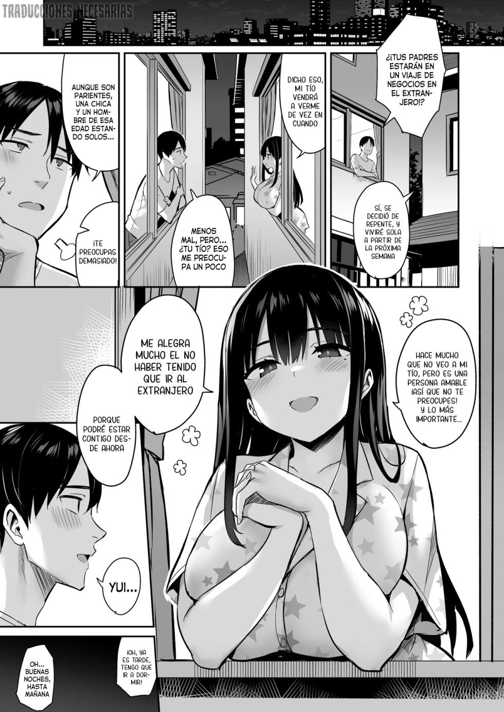 [Doushoku (Ichinomiya Yuu)] Kareshi Mochi no Mei wa Shinjiteta Oji-san ni Okasareru | La sobrina que tiene novio fue engañada por el tío en quien confiaba [Spanish] [Traducciones necesarias] [Digital] - Page 2