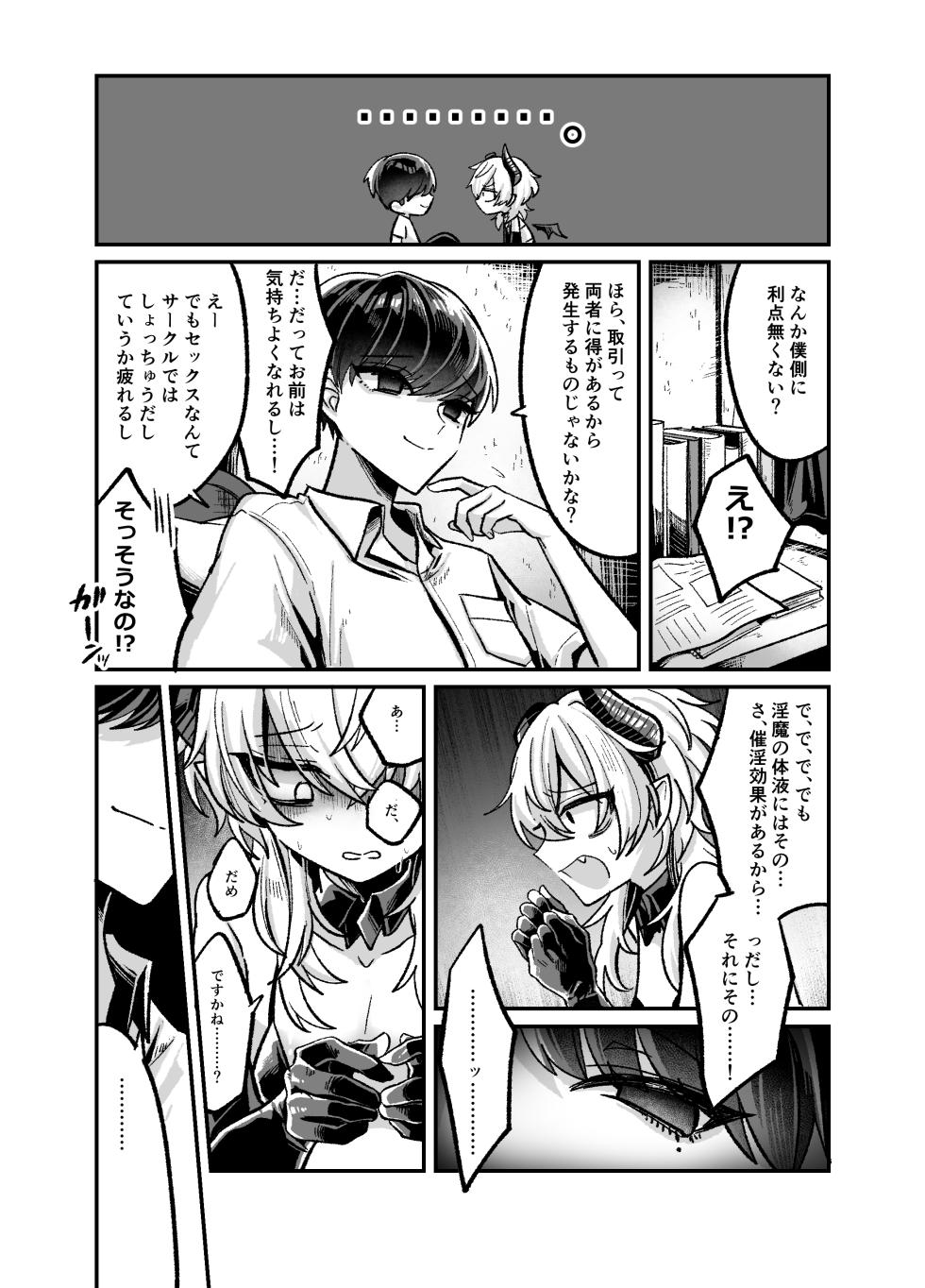 [甘蕉薬 (miska)] 陰キャサキュバス♂が中出ししてもらうため無様に土下座懇願する本 - Page 8