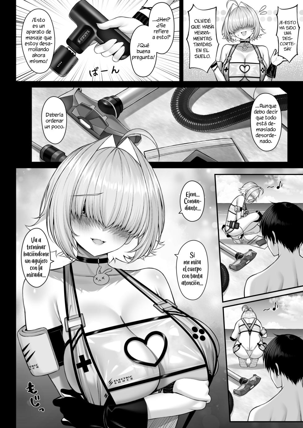 [Akaneiro no Kinmokusei (Yunagi Amane)] Futari Dake no Denki Shingou (Goddess of Victory: Nikke) [Spanish] [Mapache Fansub] [Digital] - Page 3