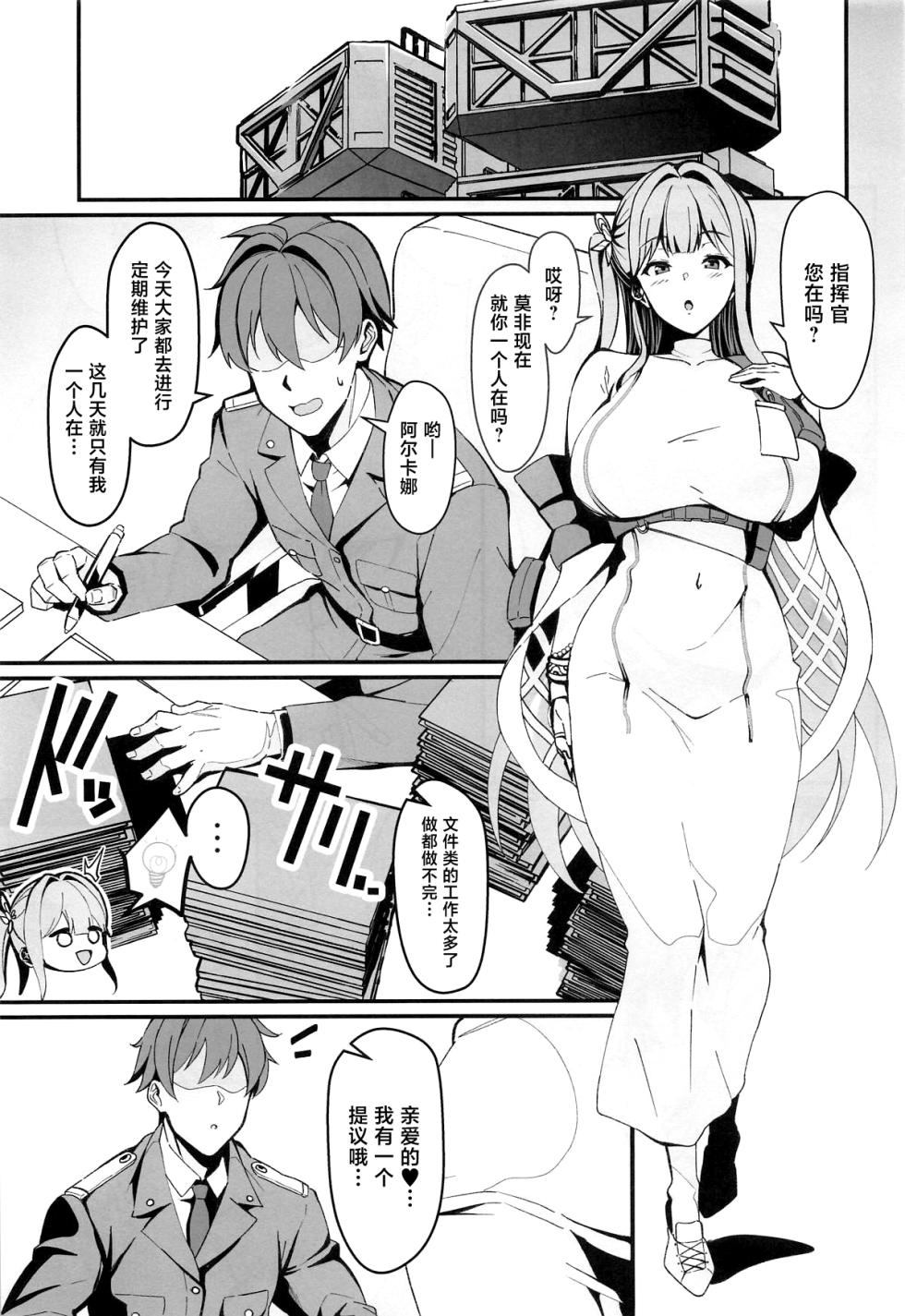 (C107) [Image Rider (Koyasu Kazu)] Oshi to no Chinchein Do (Goddess Of Victory: Nikke) [Chinese] - Page 4