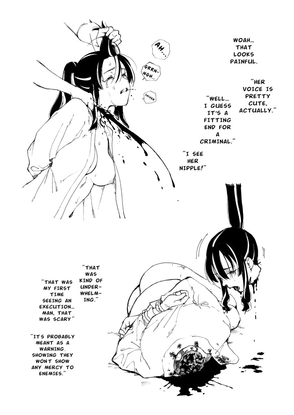 [Kubikiri] One-Page Manga and Short Story Collection + "Kunoichi Mushiro" and "Kunoichi Kuchiba" - Page 12