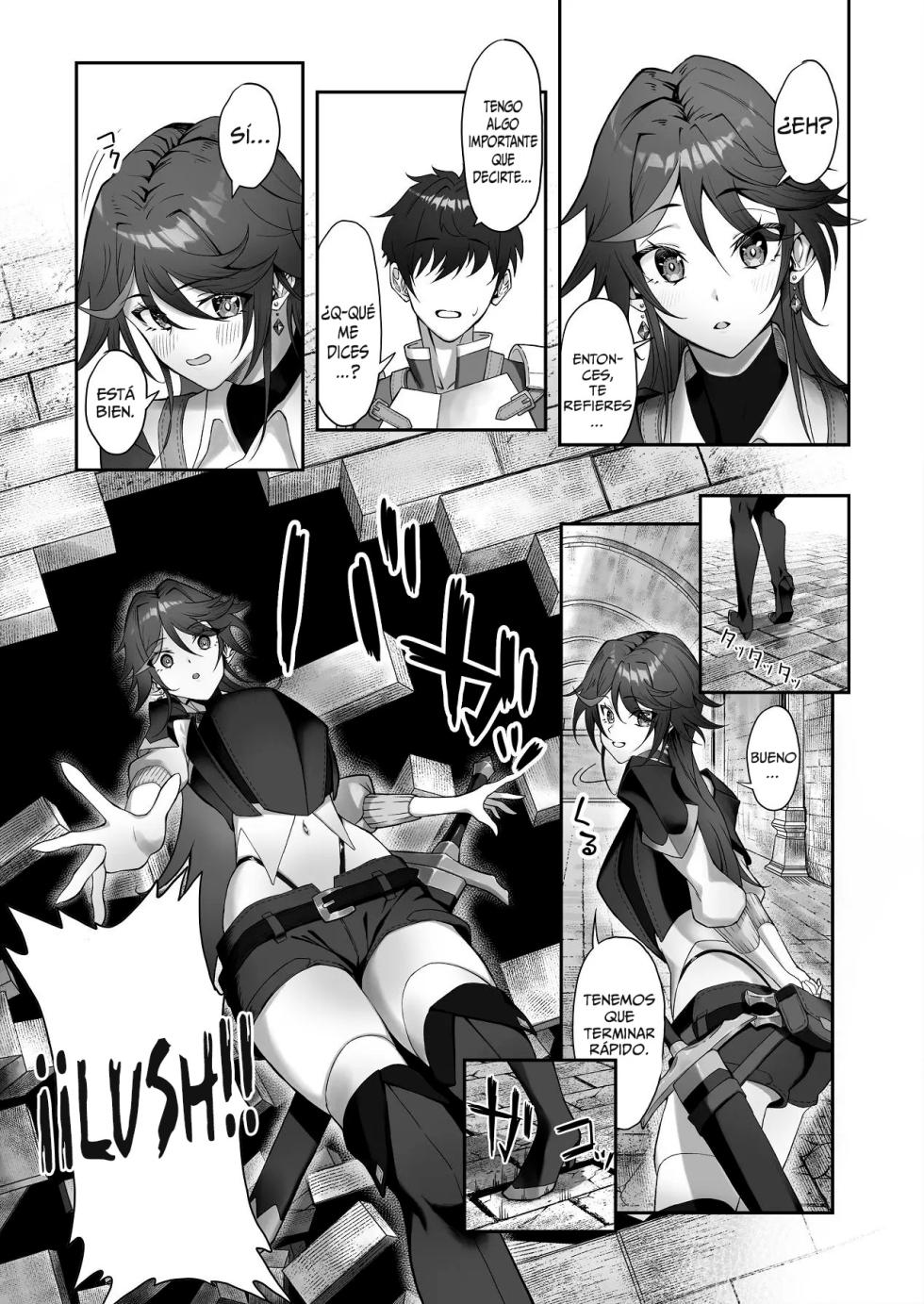 [Dekai Buki wa Roman (Tekkai Blade)] Inmon o Fuyo Sareta kara Goblin o Tsukatta Hanashi | La historia de cómo me pusieron una marca de lujuria y tuve que usar goblins debido a eso [Spanish] - Page 6