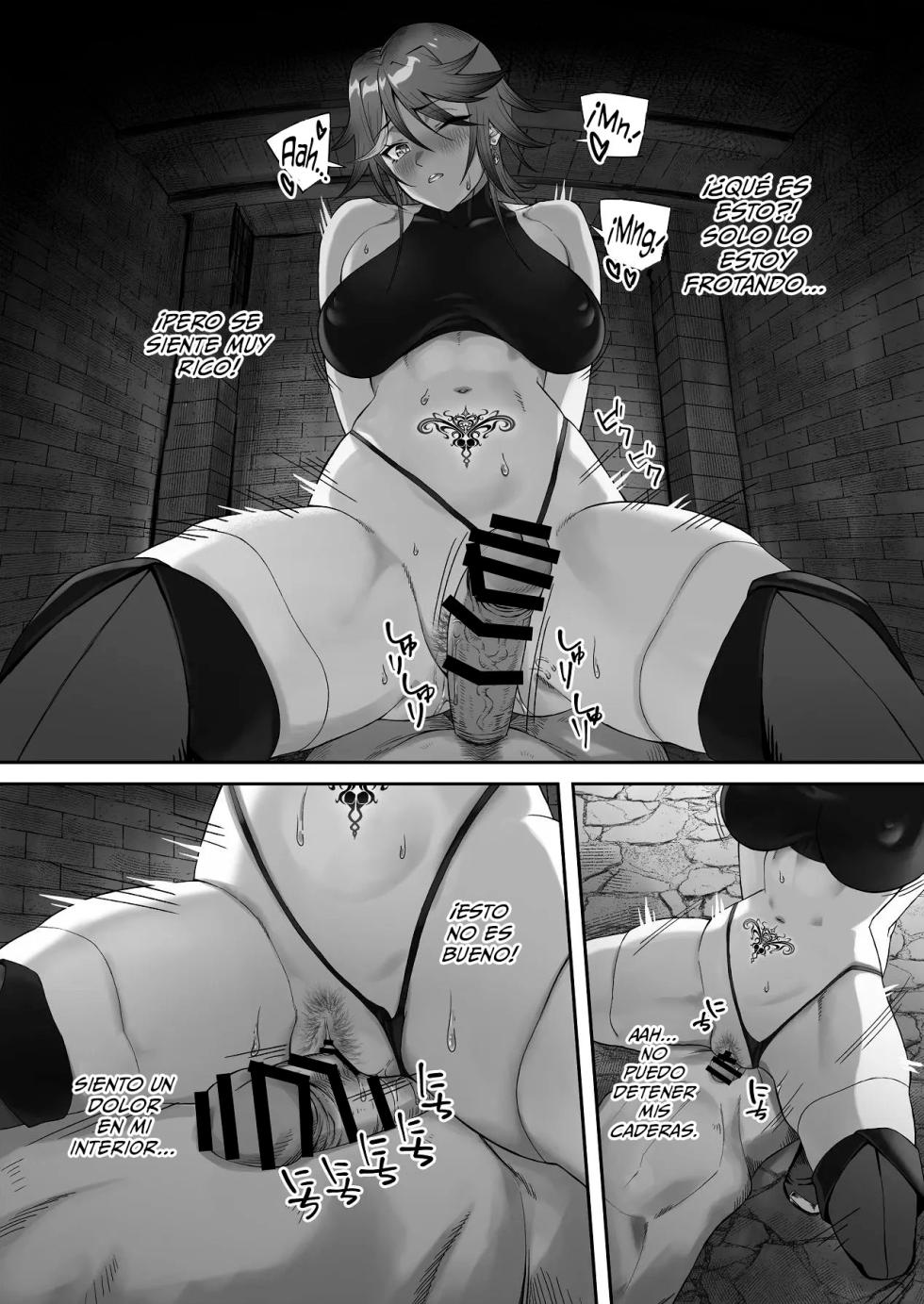 [Dekai Buki wa Roman (Tekkai Blade)] Inmon o Fuyo Sareta kara Goblin o Tsukatta Hanashi | La historia de cómo me pusieron una marca de lujuria y tuve que usar goblins debido a eso [Spanish] - Page 23